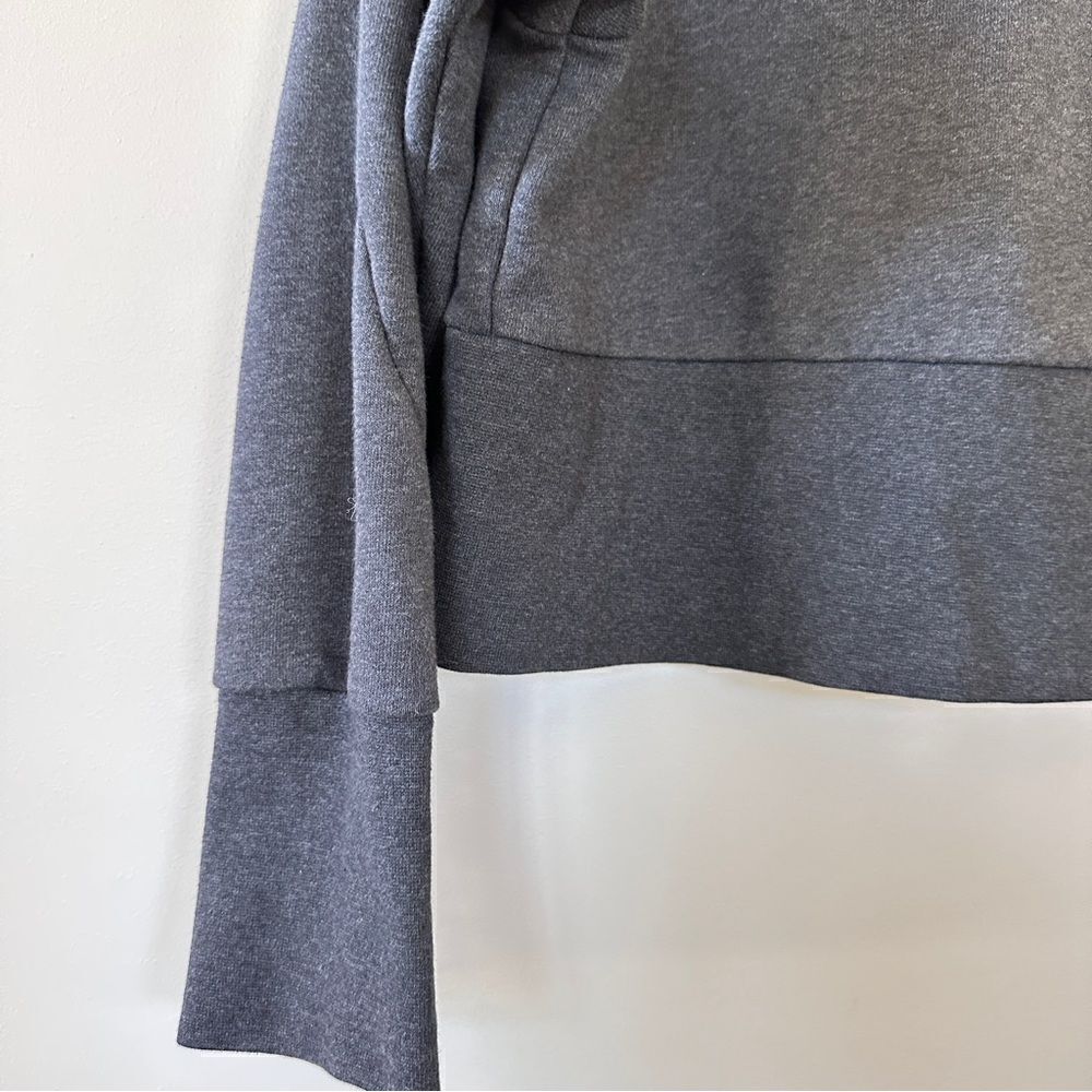 Nike Dri-Fit oversized Grey cropped hooded sweatshirt. Size medium.‎ - Picture 9 of 13